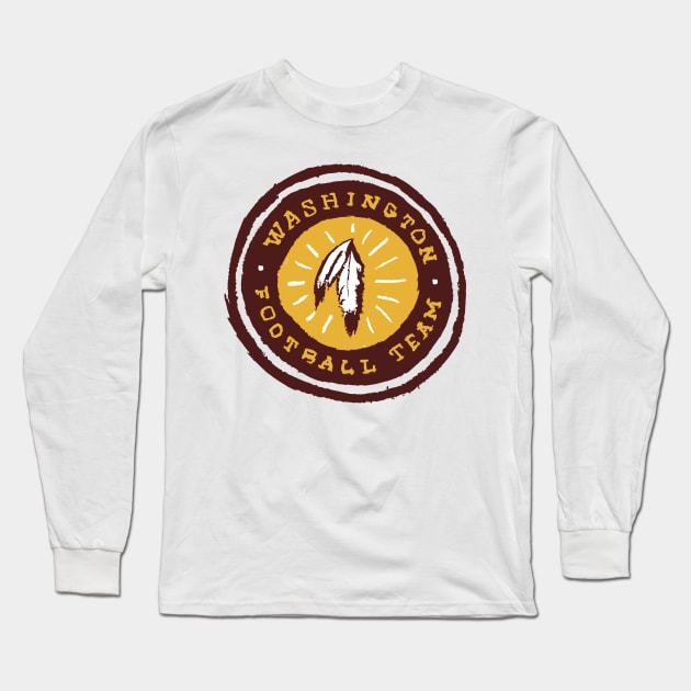 Washingtoooon Football Team 09 Long Sleeve T-Shirt by Very Simple Graph